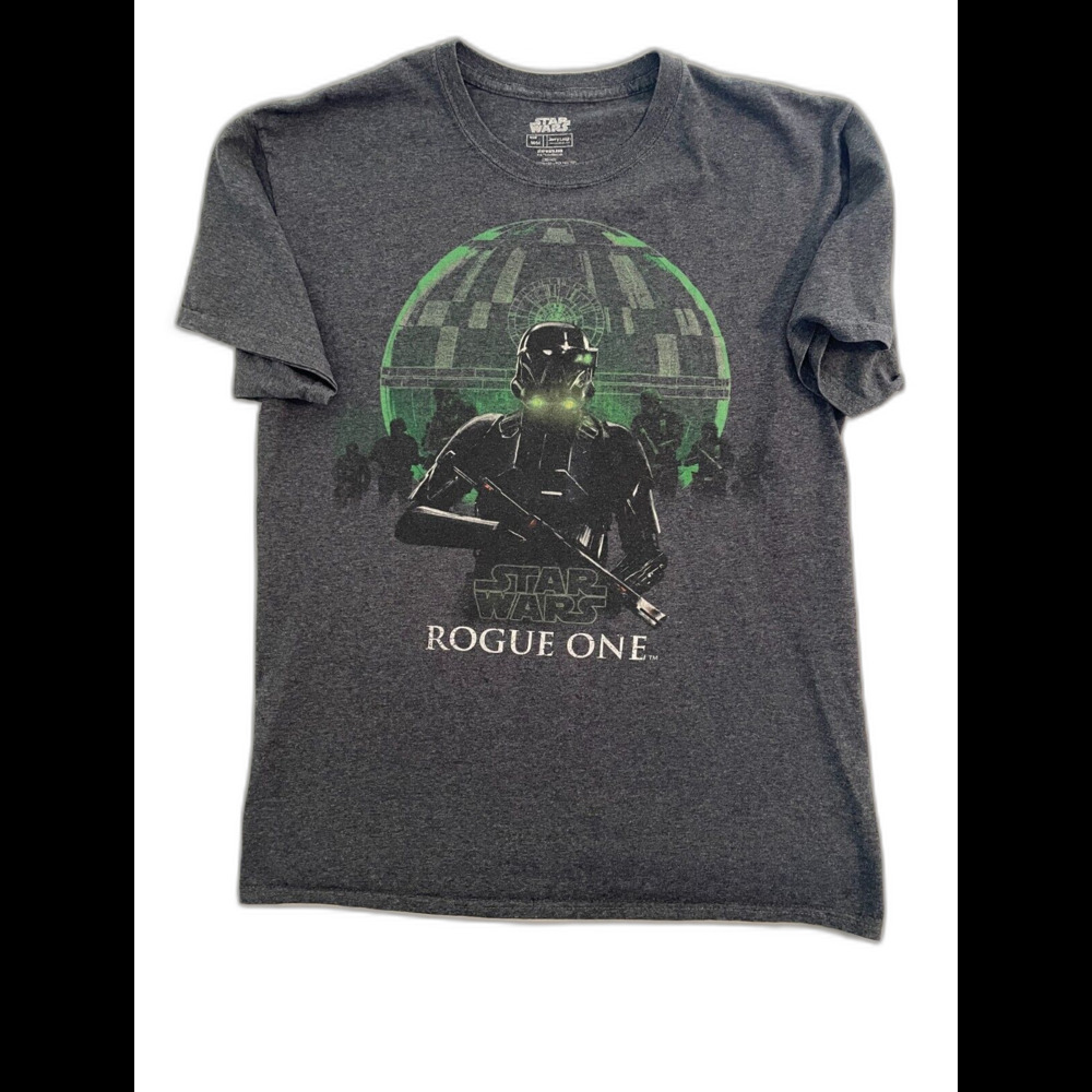 Jerry Leigh T Shirt Mens Size M Gray Star Wars Rouge One Graphic